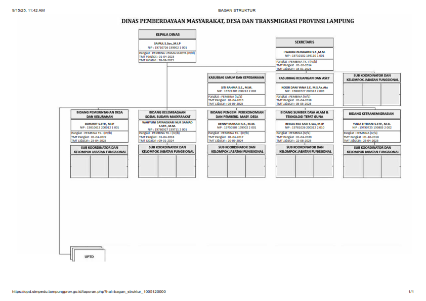 Struktur Organisasi